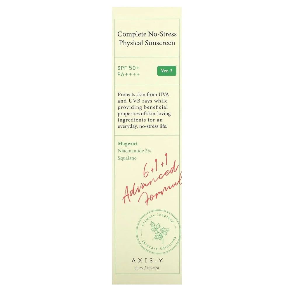 Complete No-Stress Physical Sunscreen V.3 - 50ml