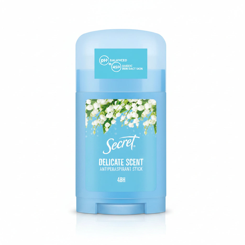 Secret Delicate Scent Antiperspirant Stick - 40g