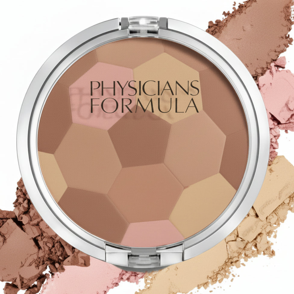 Powder Palette Multi-Colored Bronzer Face Powder -9g