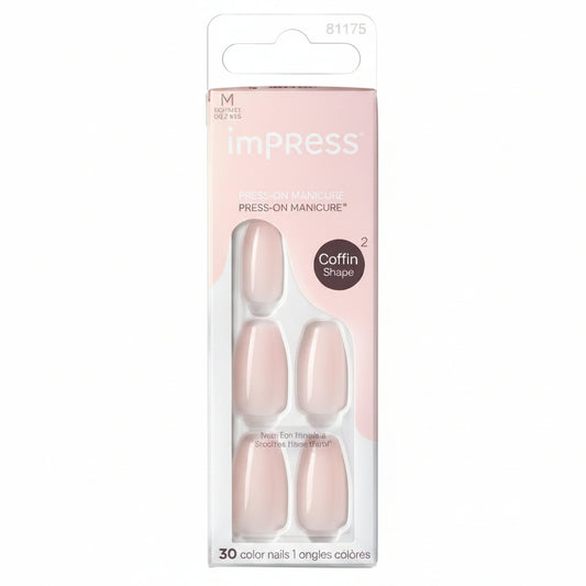 imPRESS Color Press-On Nails Nude -30pcs