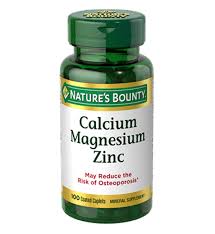 Calcium Magnesium Zinc Tablets - 100 Tablets