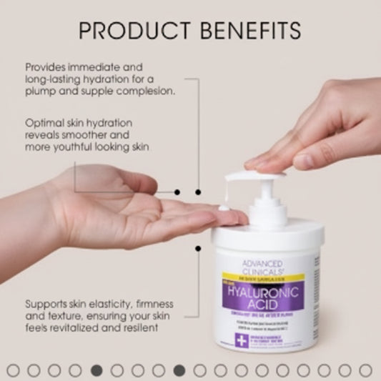 Hyaluronic Acid Body Cream -454g