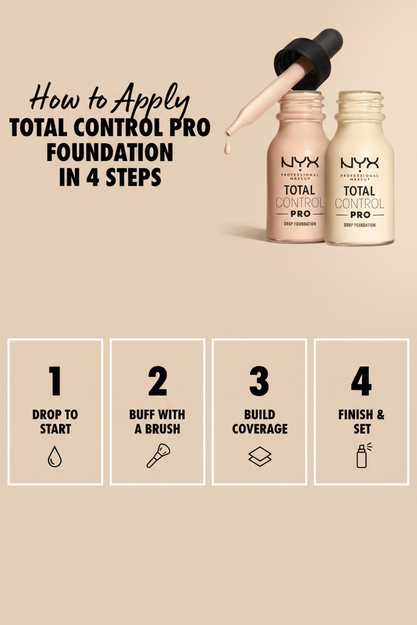 Total Control Pro Drop Foundation BUFF- 13ml
