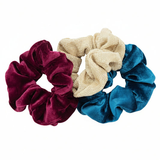 Velvet Scrunchies -3pcs