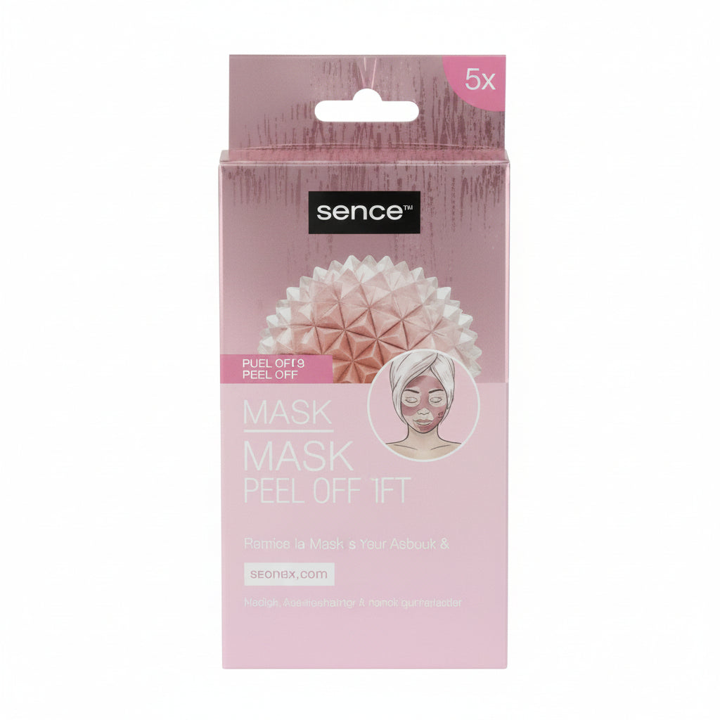 Pink Clay Face Mask Peel-Off - 5 x 8g
