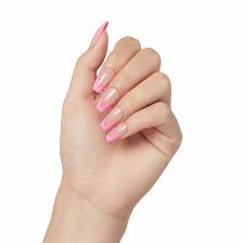 Acrylic French Press-On Nails - 28 Pieces