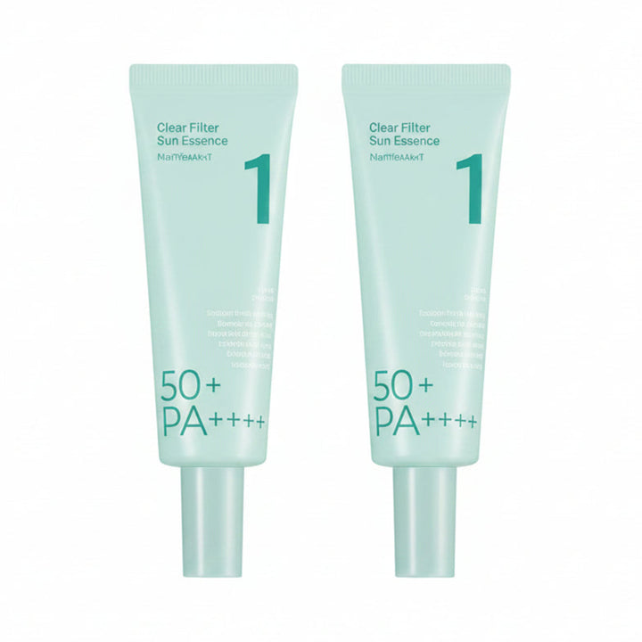 No.1 Clear Filter Sun Essence SPF50+ PA++++ Duo Set - 2×50ml