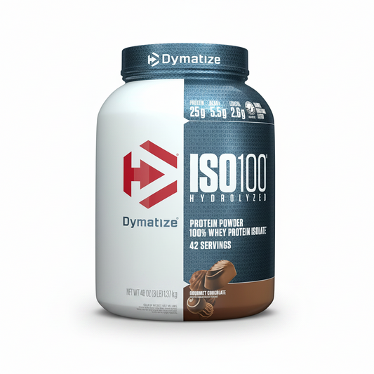 DYMATIZE ISO100 Hydrolyzed Whey Protein – Gourmet Chocolate (5 lb)