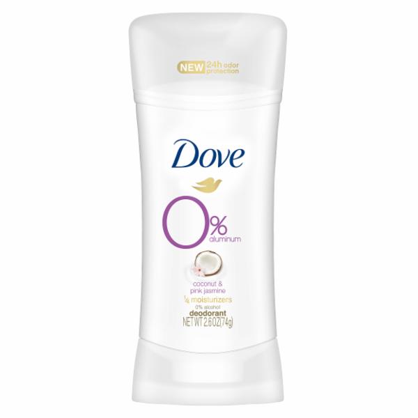 0% Aluminum Coconut & Pink Jasmine Deodorant Stick -74g