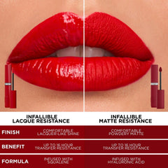 Infallible Lacque Resistance Liquid Lipstick - 4ml