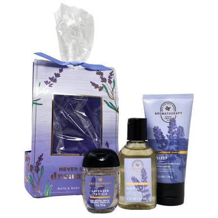 Bath & Body Works Aromatherapy Sleep Lavender Vanilla Gift Set
