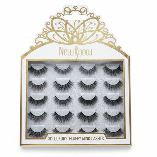 Luxury Fluffy Eyelashes - 10 Pairs