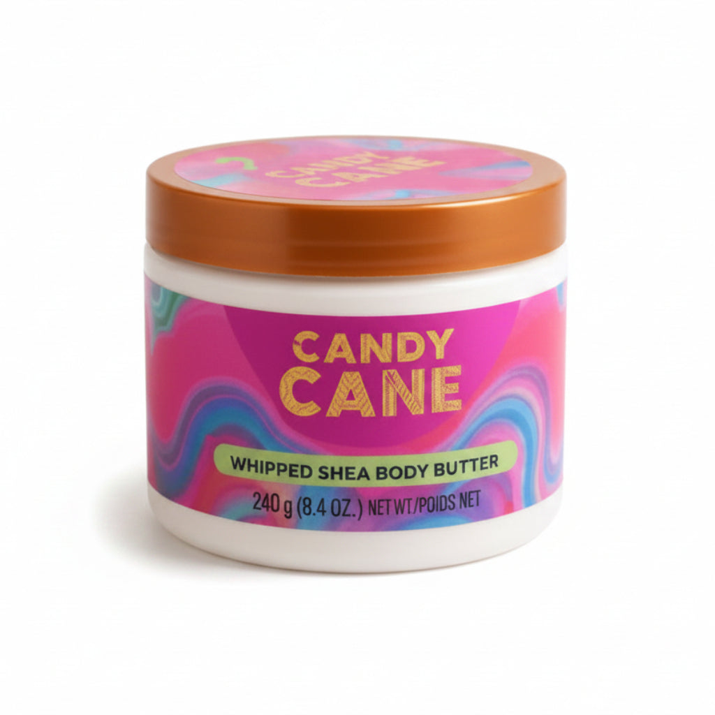 Candy Cane Whipped Shea Body Butter - 240g