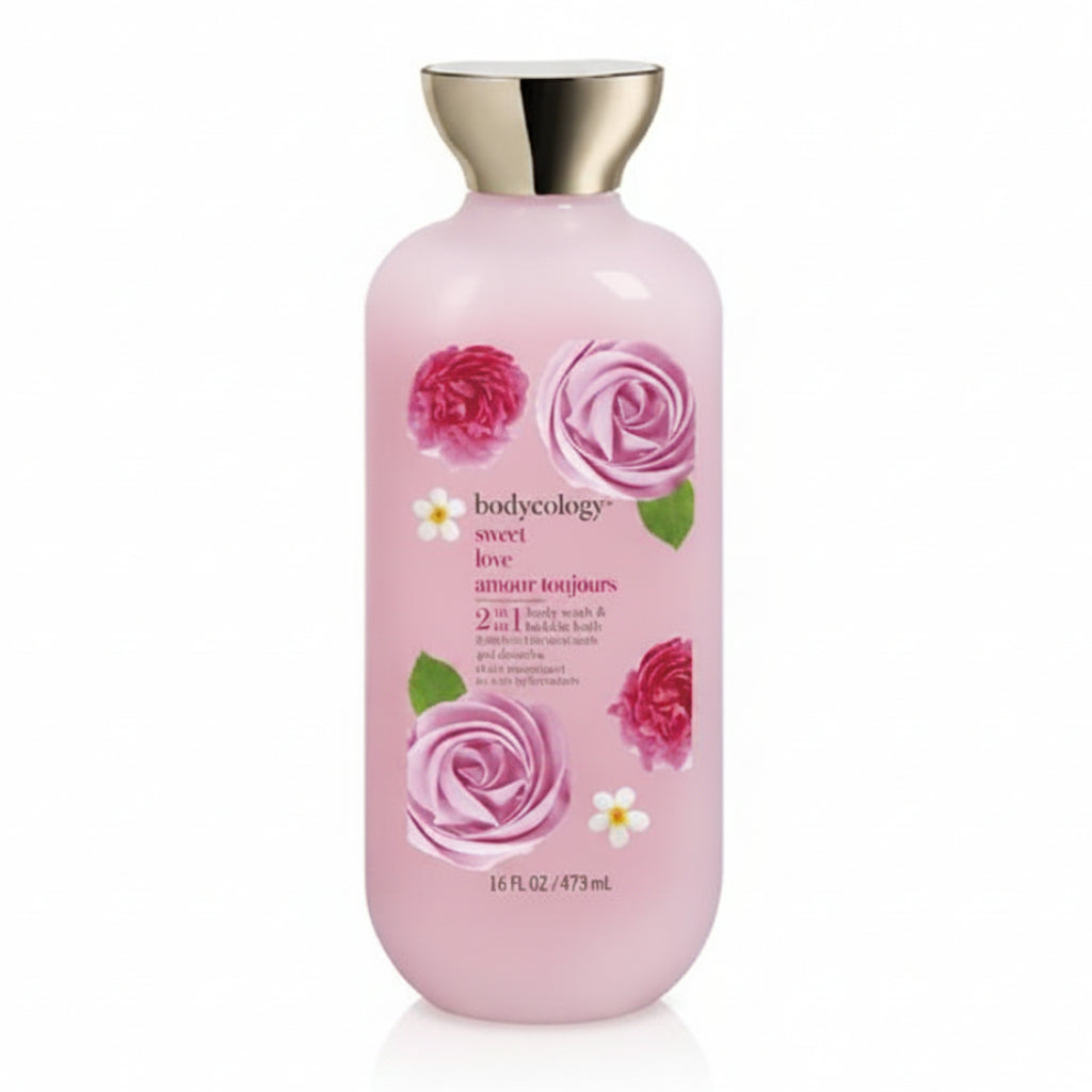 2 in 1 Body Wash & Bubble Bath Sweet Love -473ml
