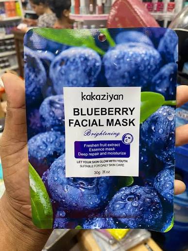 Blueberry Face Mask -1pc