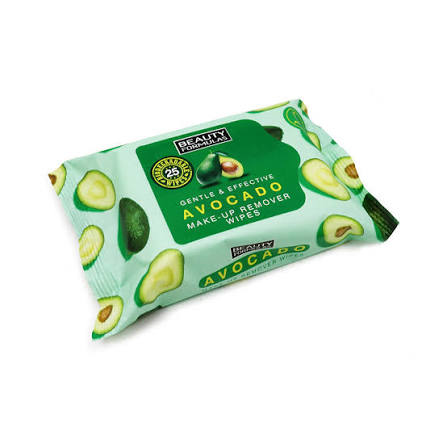 Avocado Exfoliating Facial Wipes -25pcs