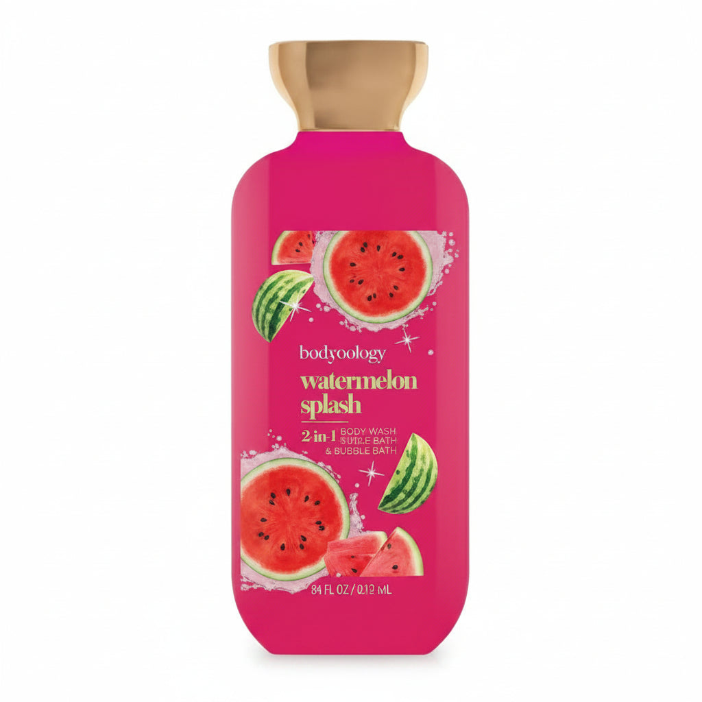 2 in 1 Body Wash & Bubble Bath Watermelon Splash -473ml