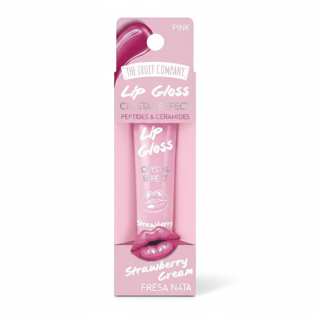 Strawberry Cream Crystal Effect Lip Gloss