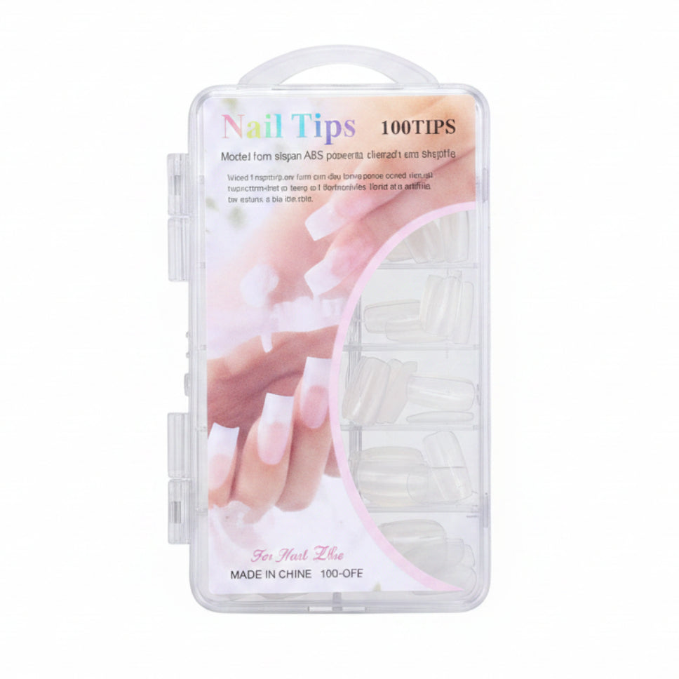 Clear Nail Tips - 100 Tips
