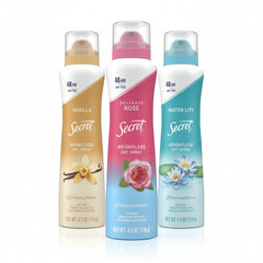 Dry Spray Antiperspirant Deodorant Vanilla, Wild Rose & Waterlily