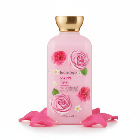 2 in 1 Body Wash & Bubble Bath Sweet Love -473ml