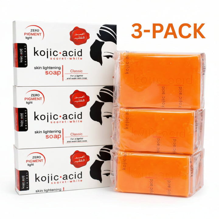 Kojic Acid Soap Brightening Bar Cleanser -3x65g