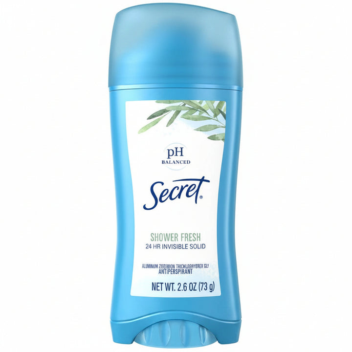 pH Balanced Shower Fresh Invisible Solid Antiperspirant -73g