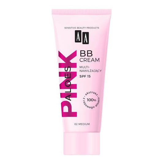 Aloes Pink Multi-Moisturizing BB Cream Medium 02 -30ml