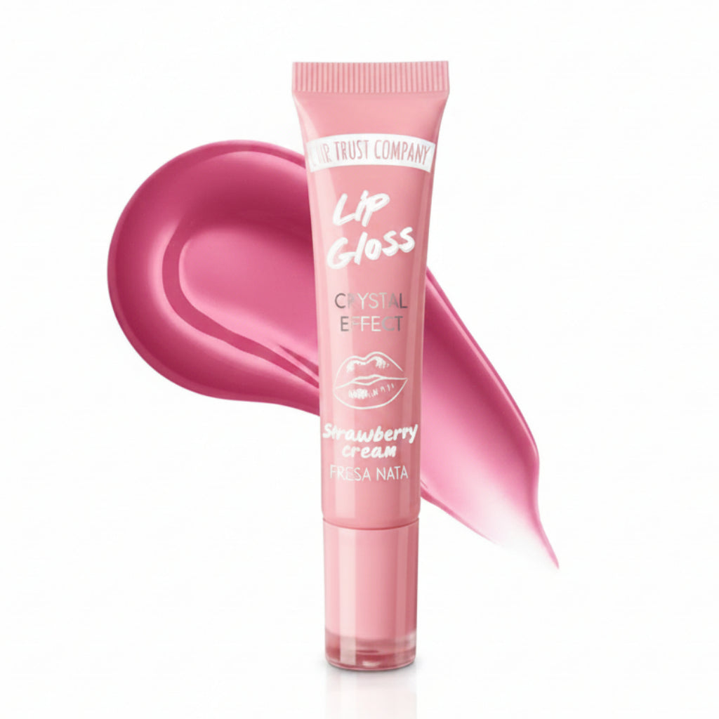 Strawberry Cream Crystal Effect Lip Gloss