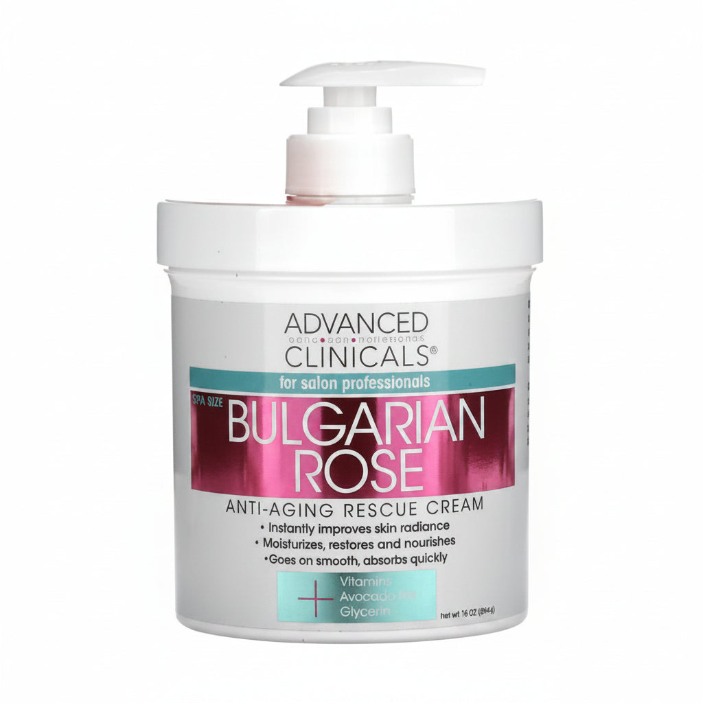 Bulgarian Rose Oil Anti Aging Rescue Cream -454g