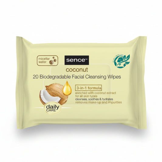Coconut Facial Cleansing Wipes -25pcs