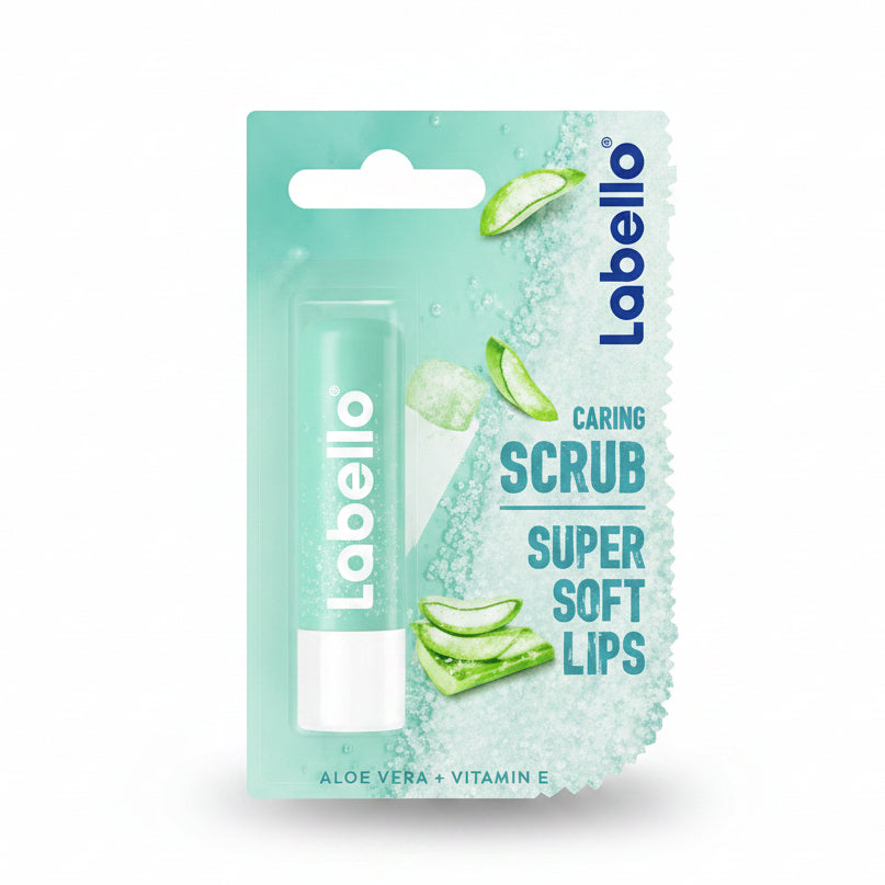 Caring Scrub Aloe Vera Lip Balm - 4.8g