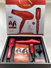 Hair Straightener & Waver Bridal Set -2pcs