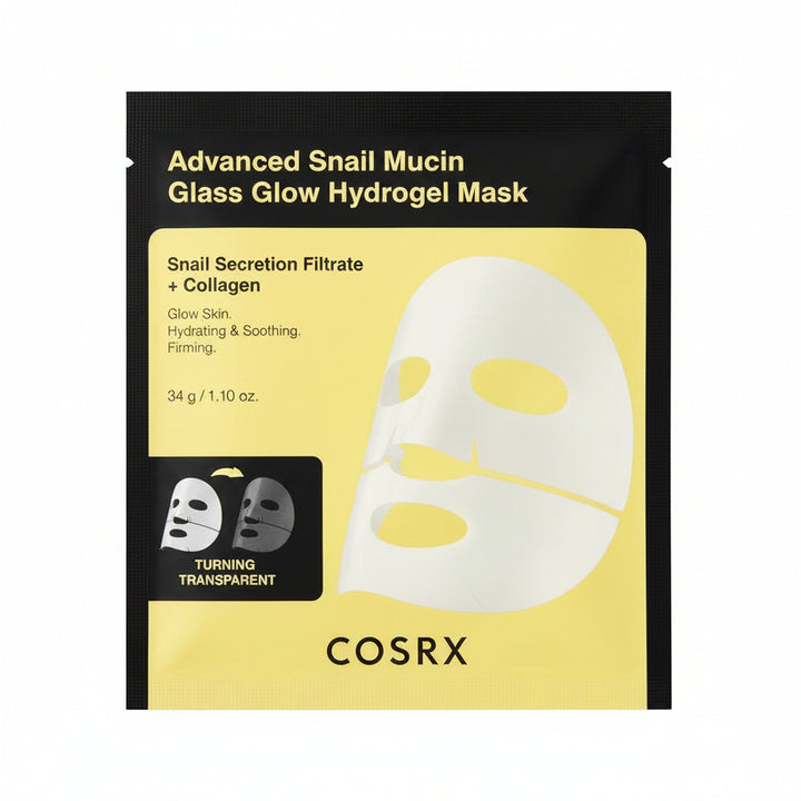 Advanced Snail Mucin Glass Glow Hydrogel Mask