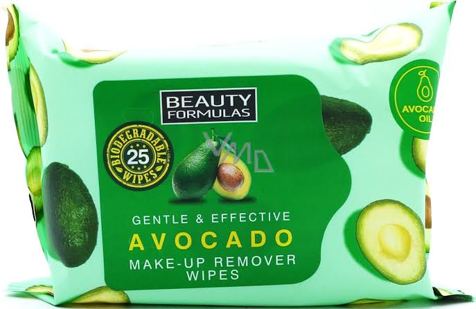 Avocado Exfoliating Facial Wipes -25pcs