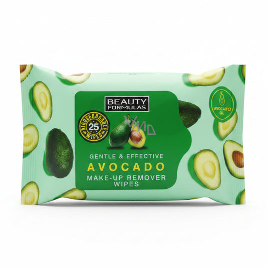 Avocado Exfoliating Facial Wipes -25pcs