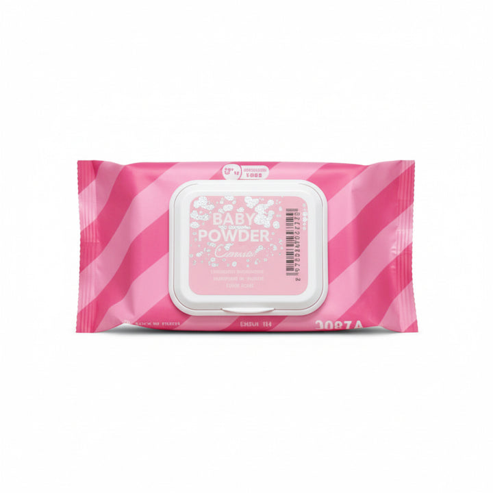 Baby Powder Makeup Remover Cleansing Wipes - 30pcs