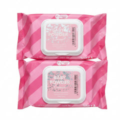 Baby Powder Makeup Remover Cleansing Wipes - 30pcs