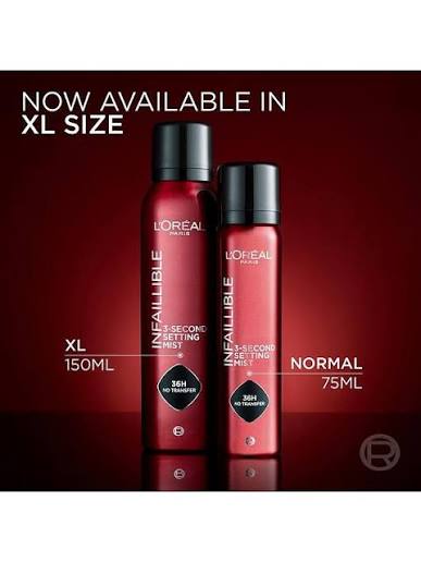 L'Oréal Paris Infallible 3 Second Setting Spray 75ml – صورة 2