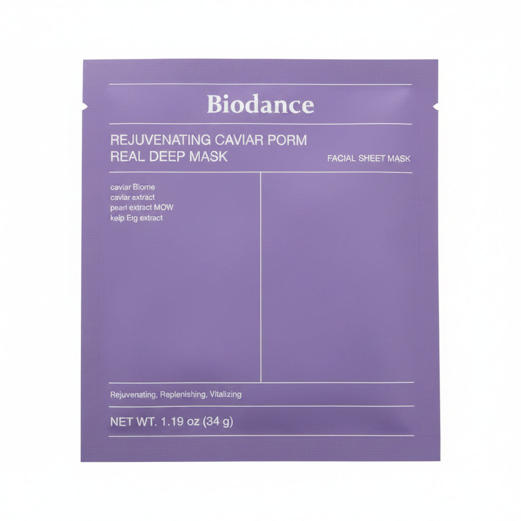 Rejuvenating Caviar PDRN Facial Sheet Mask -1pcs