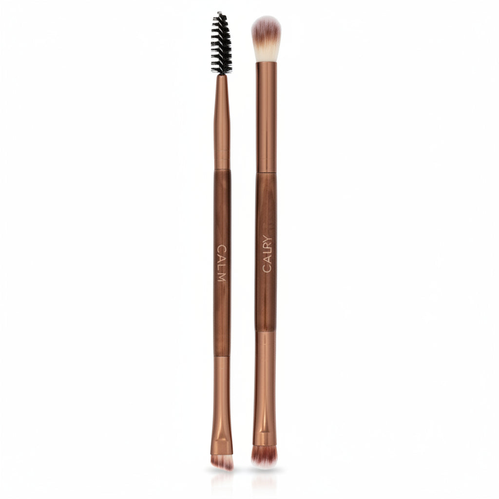 Bamboo Double Ended Eyeshadow & Brow Brush