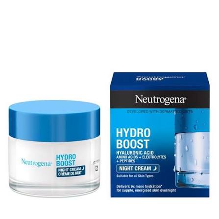 hydro boost night cream with hyaluronic acid - 50ml