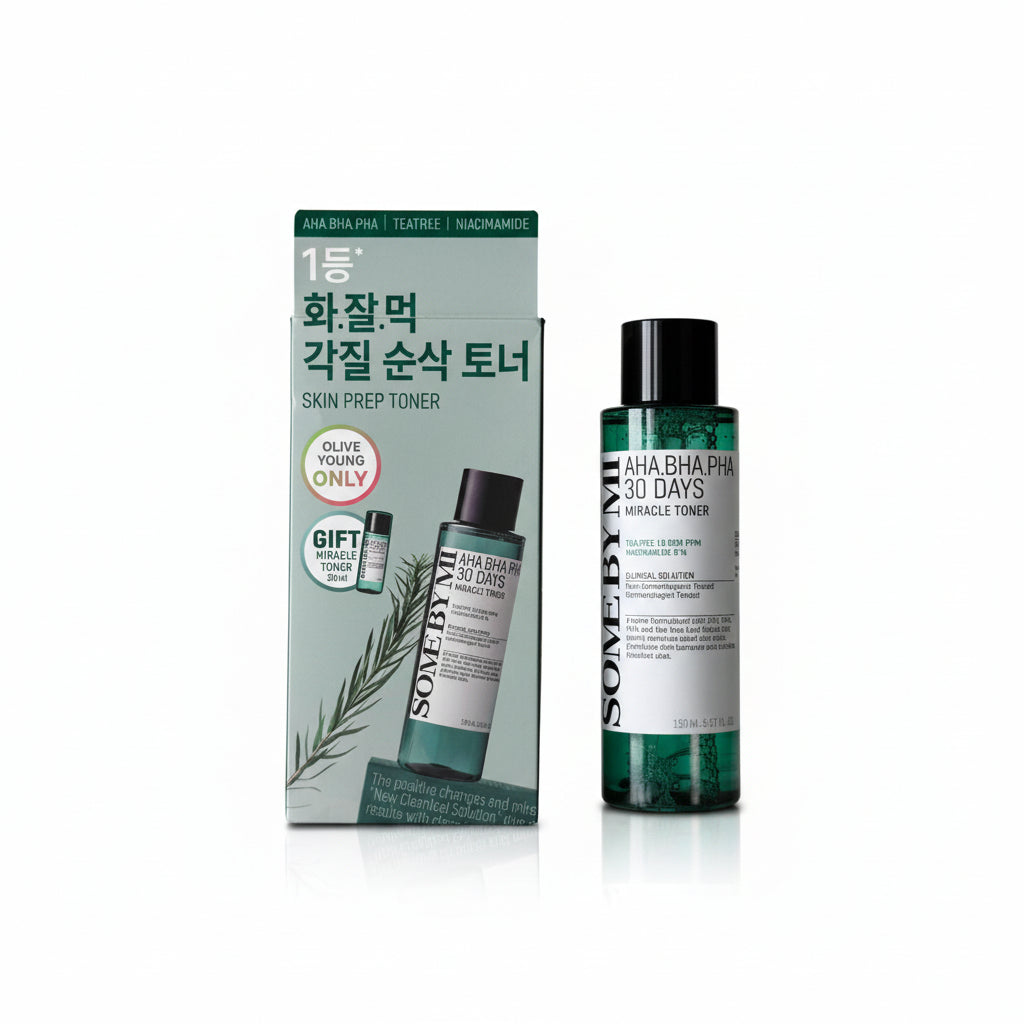 AHA BHA PHA 30 Days Miracle Toner Set -150ml+30ml