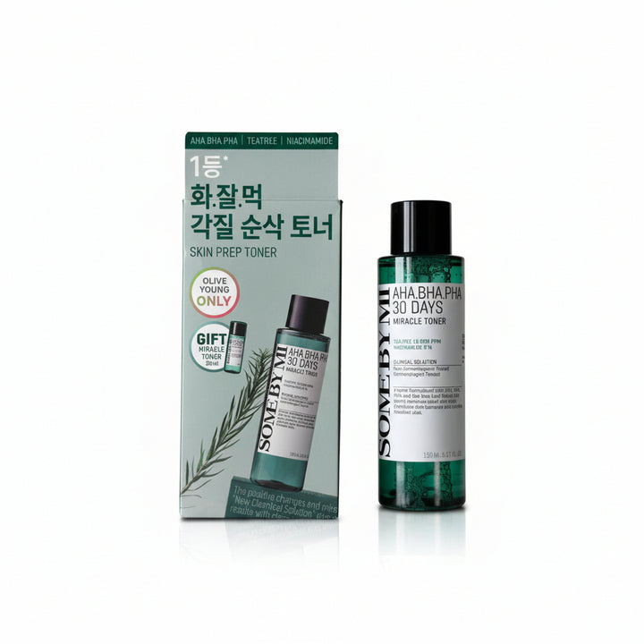 AHA BHA PHA 30 Days Miracle Toner Set -150ml+30ml