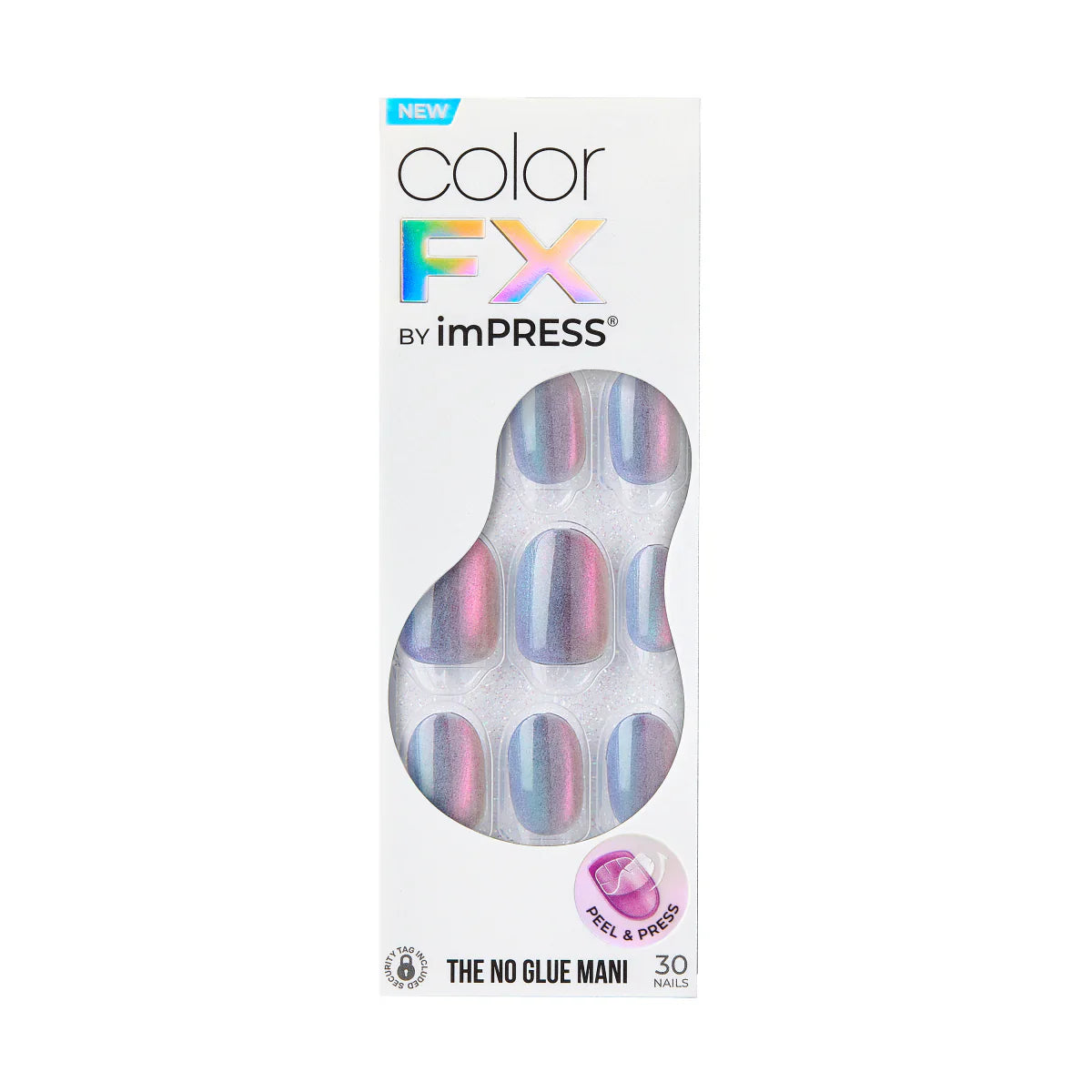 Color FX Press-On Nails - 30 Pieces