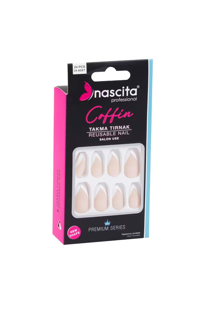 Coffin Press On Nails -24pcs