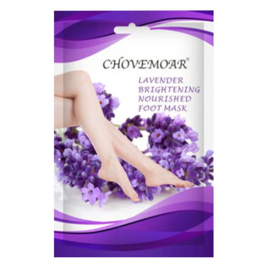 Lavender Brightening Nourished Foot Mask - 1 Pair