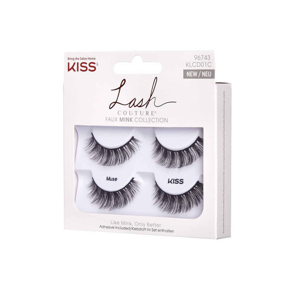 Lash Couture Faux Mink Collection Muse False Eyelashes -2Pairs