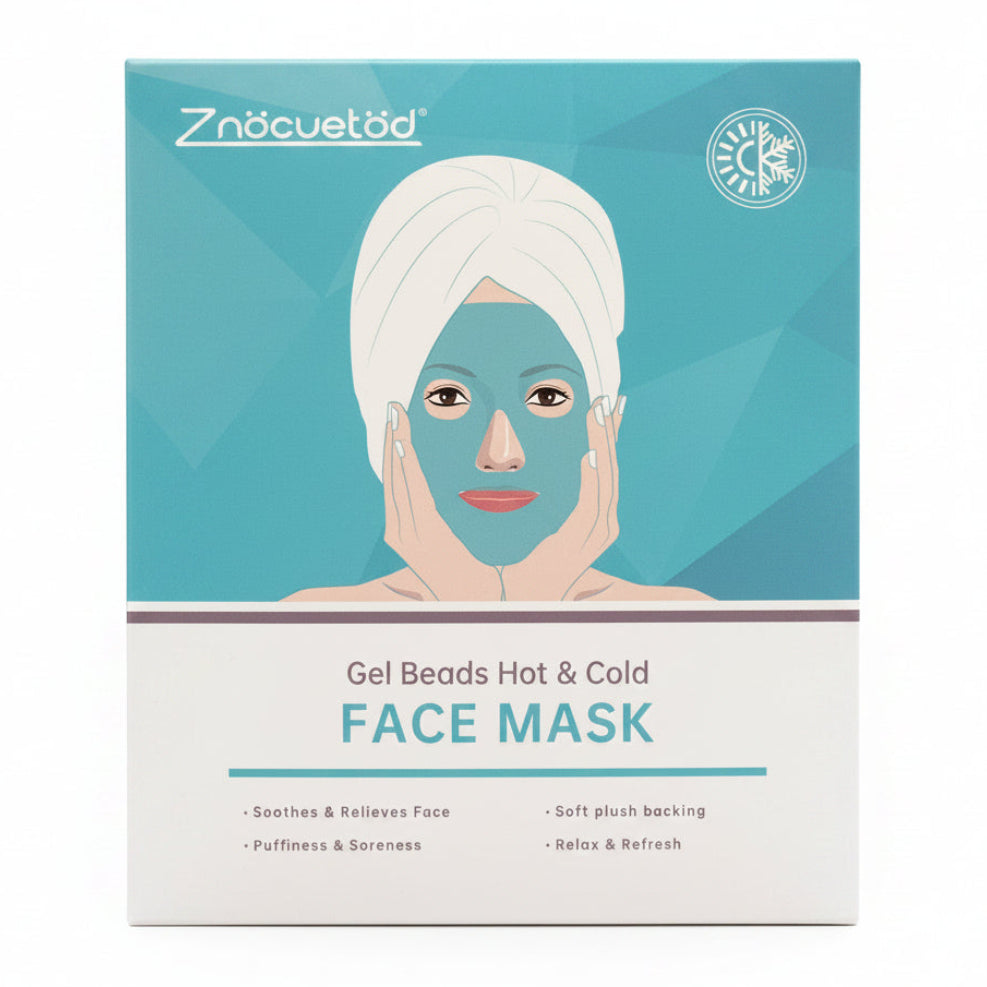 Gel Beads Hot & Cold Face Mask - 1 Piece