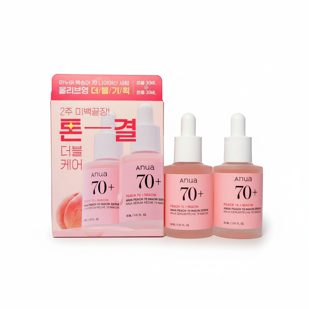 Peach 70% Niacin Serum Set -30ml+30ml